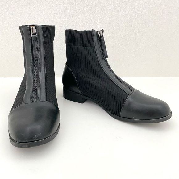 Journee Collection Black Front Zip Bexlie Bootie Women’s size 9 - Picture 3 of 10